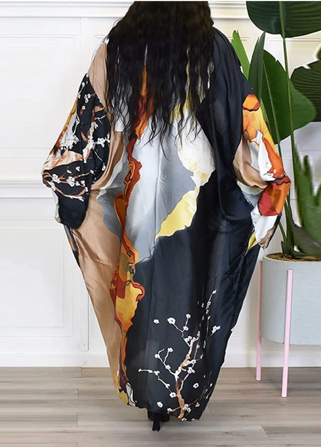 Kimono Maxi Cardigan| Black - Noir Envy Boutique