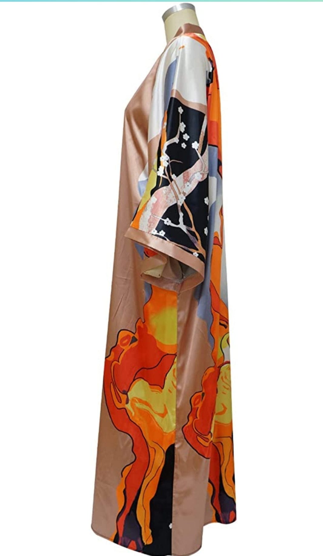 Kimono Maxi Cardigan| Black - Noir Envy Boutique