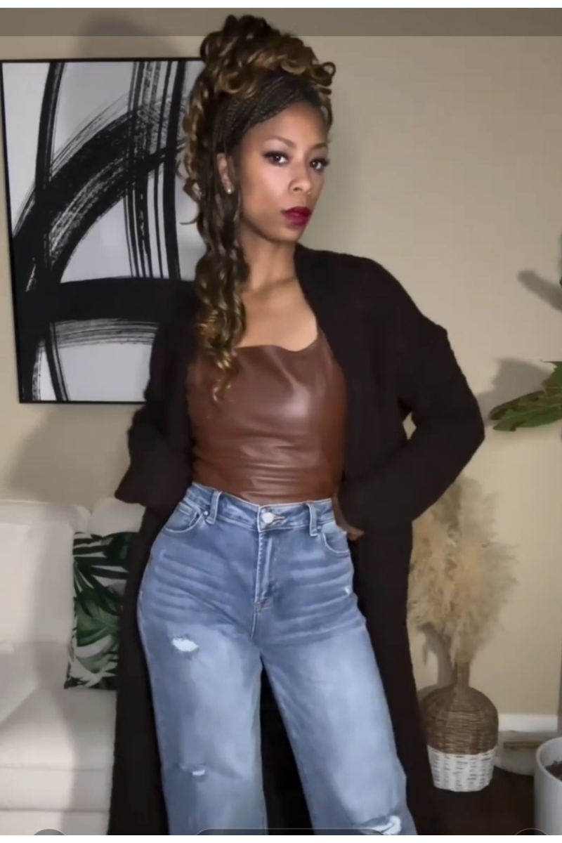 Knit Maxi Fringe Hem Cardigan | Brown - Noir Envy Boutique