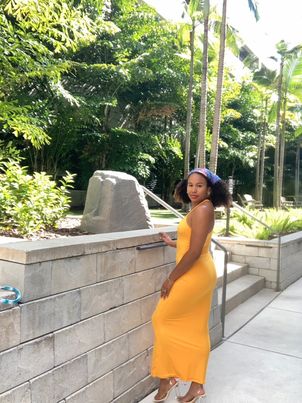 Buttery Soft Racerback Lounge Maxi | Yellow Gold - Noir Envy Boutique