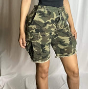 Military Cargo Shorts - Noir Envy Boutique