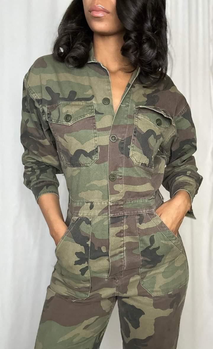 Camo Jumpsuit - Noir Envy Boutique