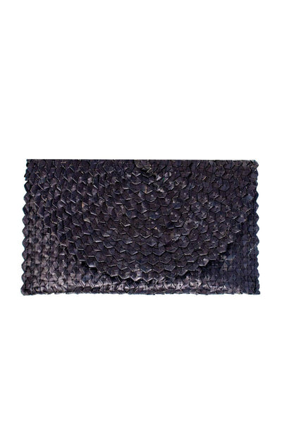 Lizzie Grass Clutch | Black - Noir Envy Boutique