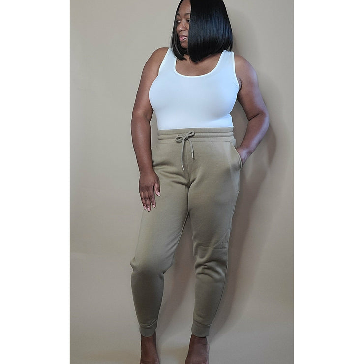 Olive Jogger Sweatpants w/Pockets (8 colors) - Noir Envy Boutique