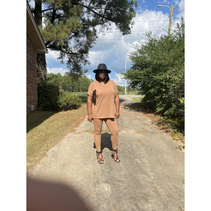  Legging Set | Deep Camel - Noir Envy Boutique