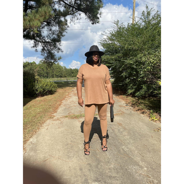 Legging Set | Deep Camel - Noir Envy Boutique