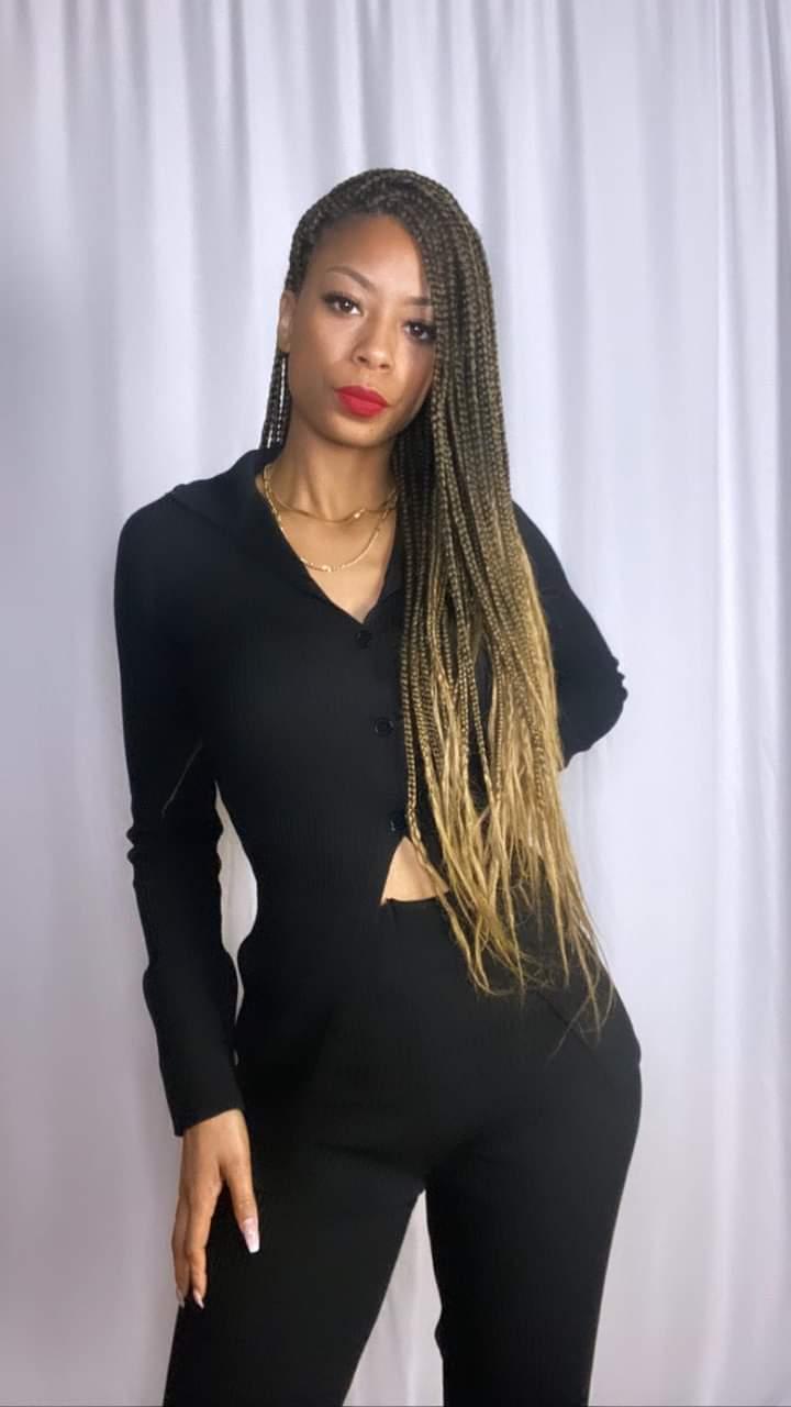 Jada Pant Set | Black - Noir Envy Boutique