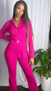 Jada Pant Set | Pink - Noir Envy Boutique