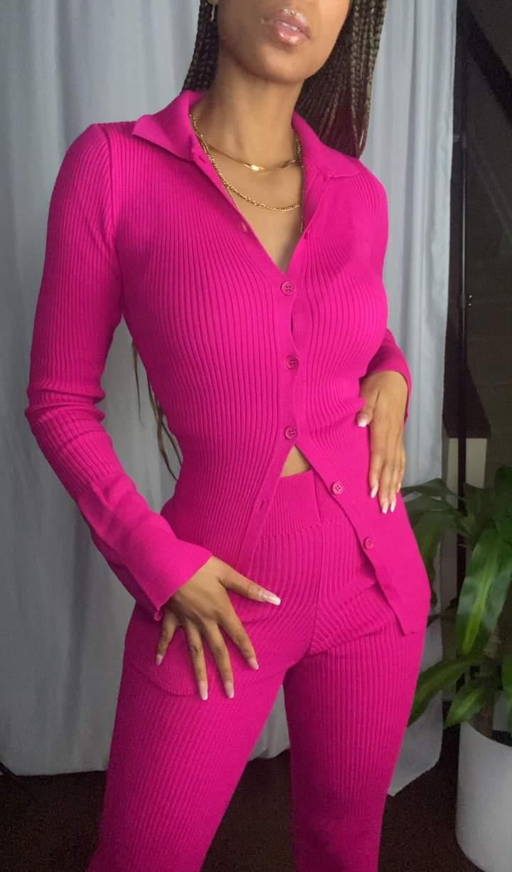 Jada Pant Set | Pink - Noir Envy Boutique