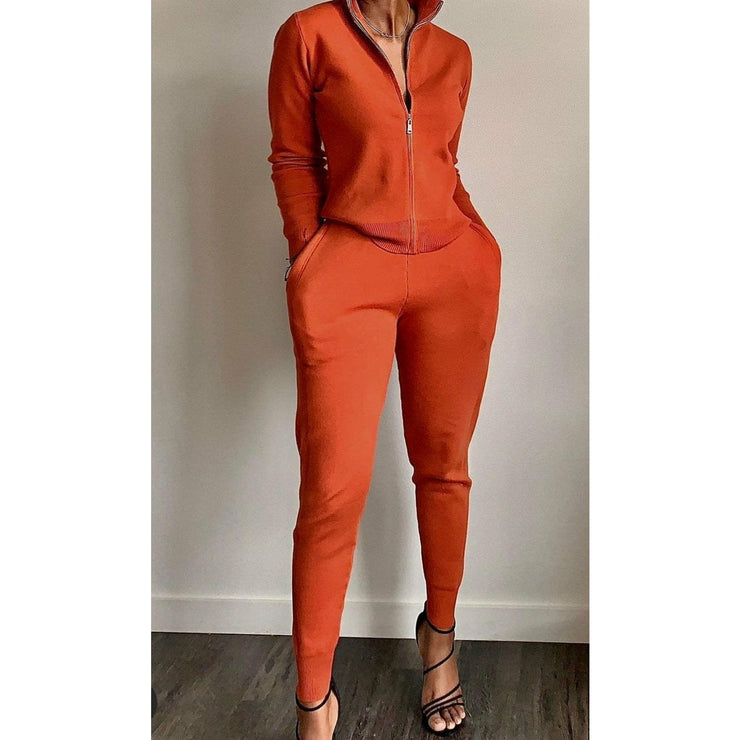 Luxe Lounge Set | Rust - Noir Envy Boutique