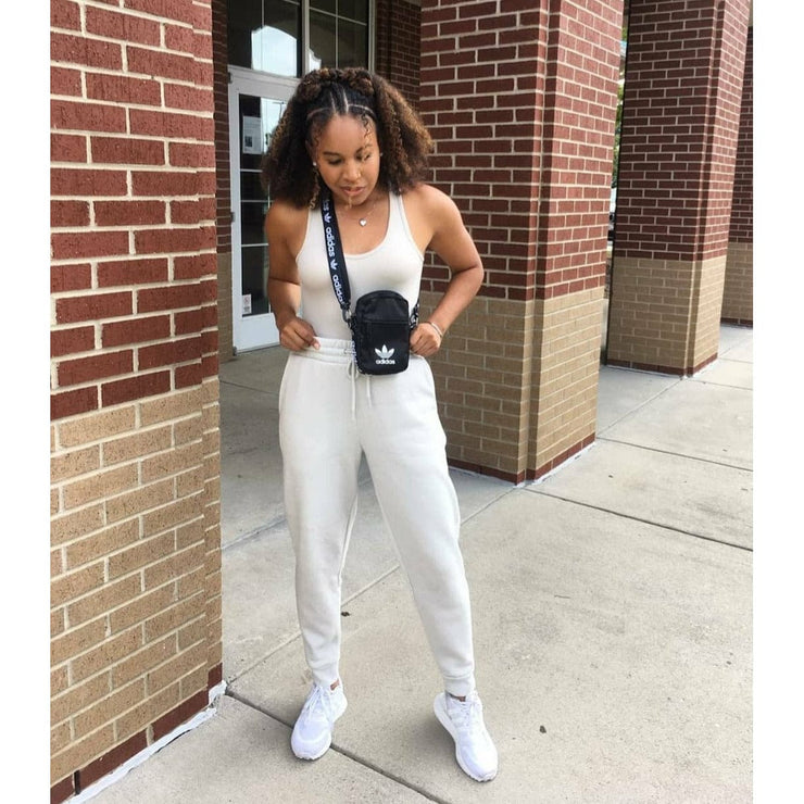 Cream Jogger Sweatpants w/Pockets - Noir Envy Boutique