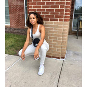 Cream Jogger Sweatpants w/Pockets - Noir Envy Boutique