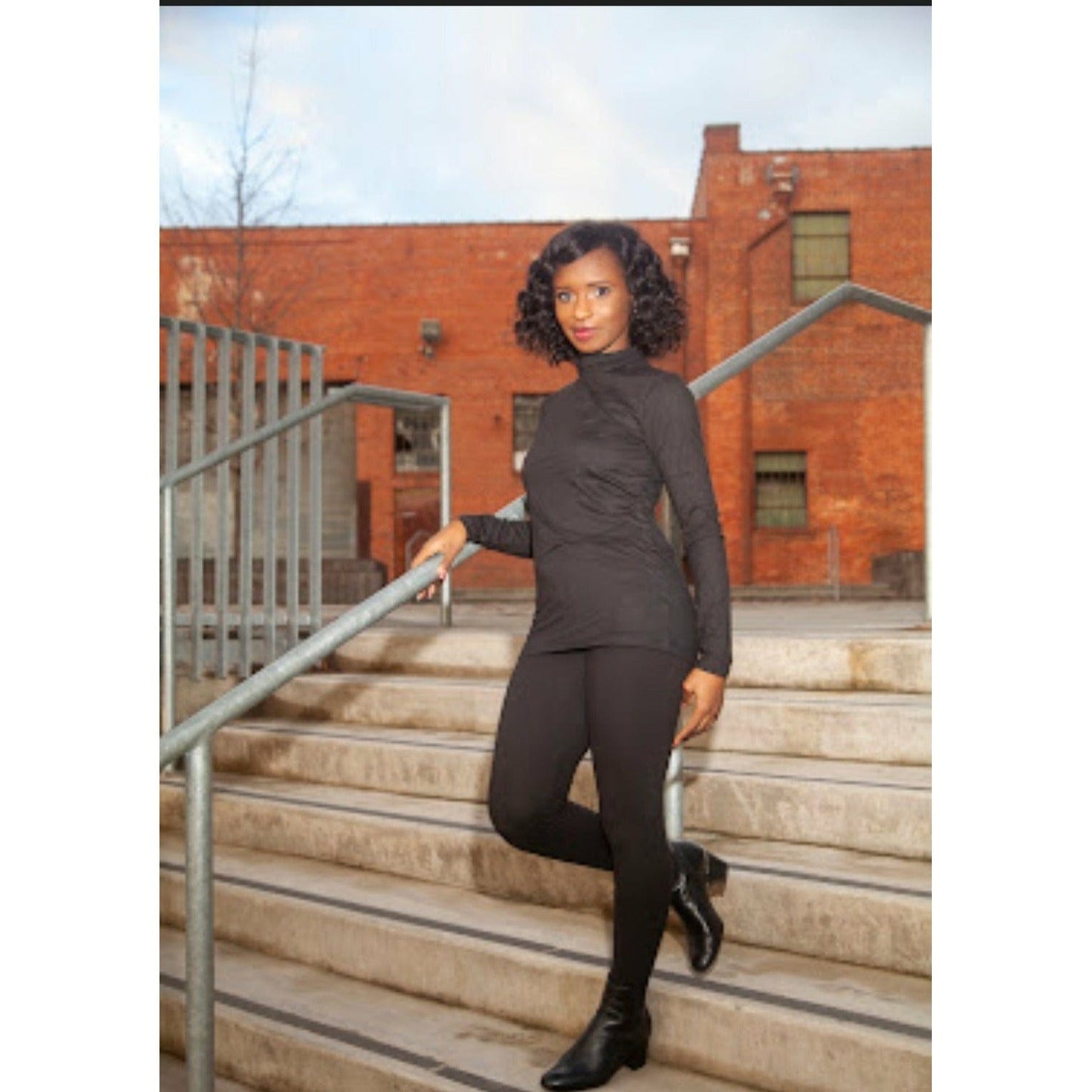 Mock Neck Legging Set (5 colors) - Noir Envy Boutique