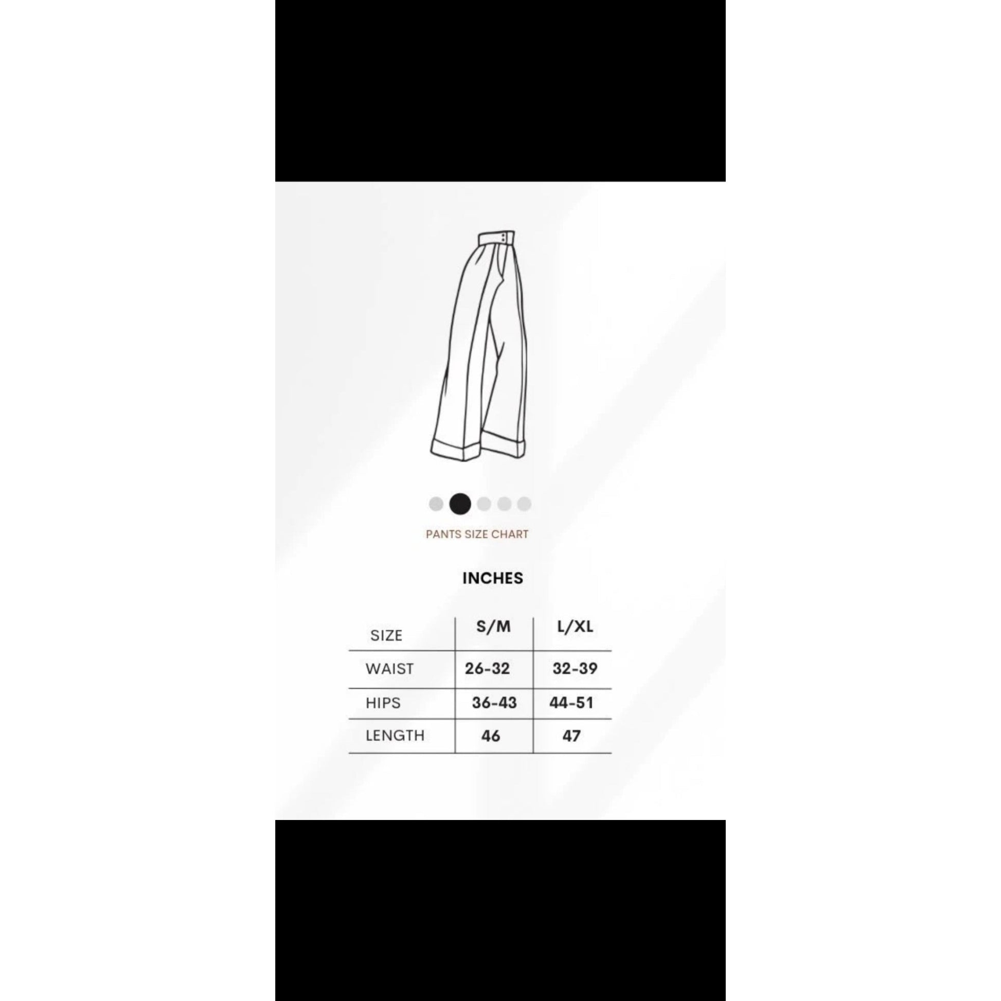 Pink Two Piece Pant Set Size Chart| Magenta - Noir Envy Boutique