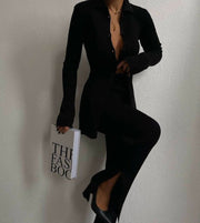 Jada Pant Set | Black - Noir Envy Boutique