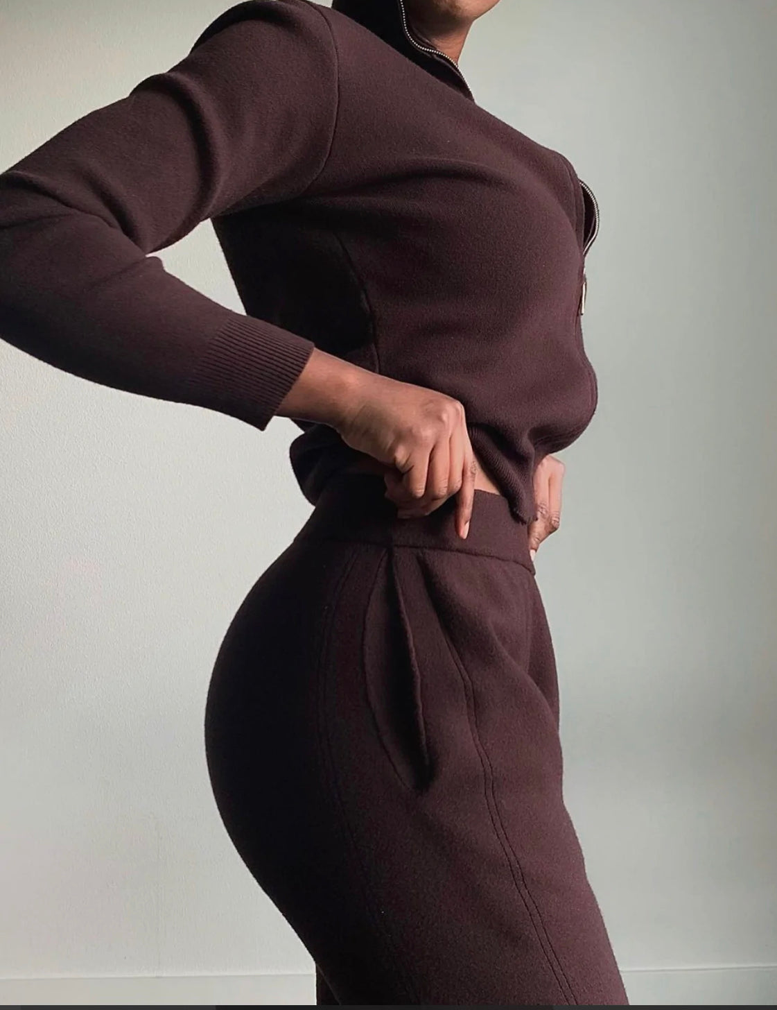 Luxe Lounge Set | Mocha - Noir Envy Boutique